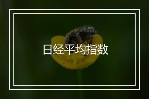 日经平均指数