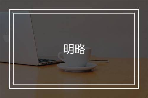 明略