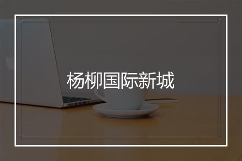 杨柳国际新城