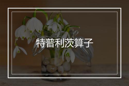 特普利茨算子