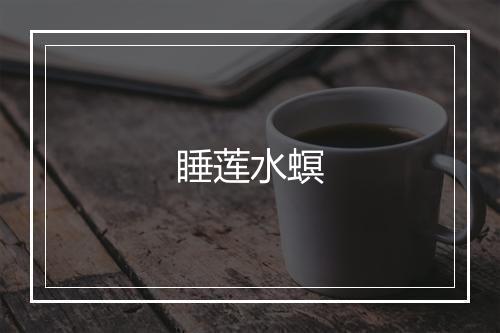 睡莲水螟