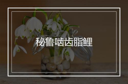 秘鲁啮齿脂鲤