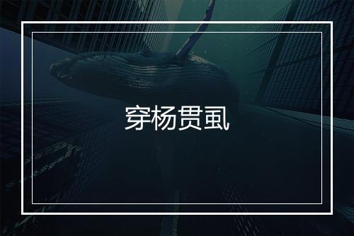 穿杨贯虱