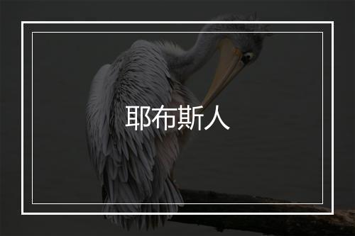 耶布斯人