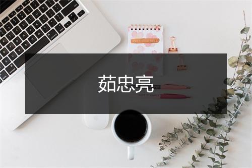 茹忠亮