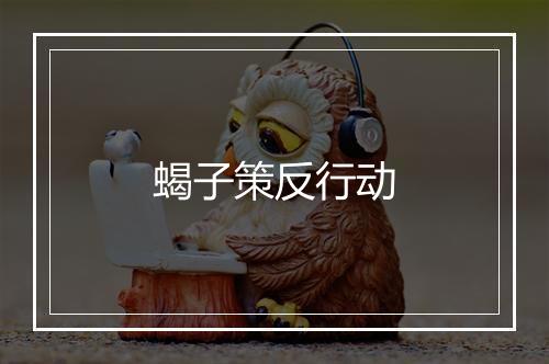 蝎子策反行动