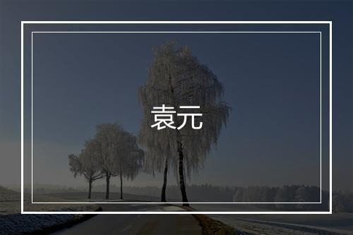 袁元