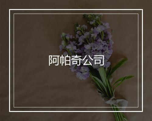 阿帕奇公司