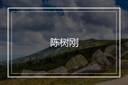 陈树刚