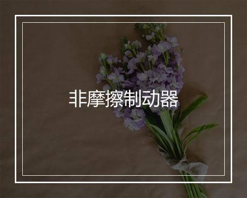 非摩擦制动器