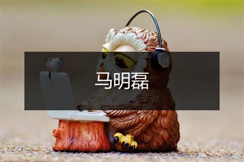 马明磊