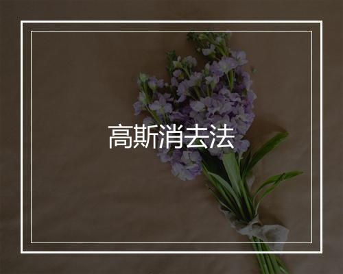 高斯消去法