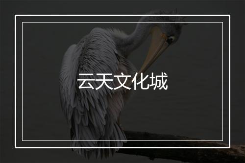 云天文化城