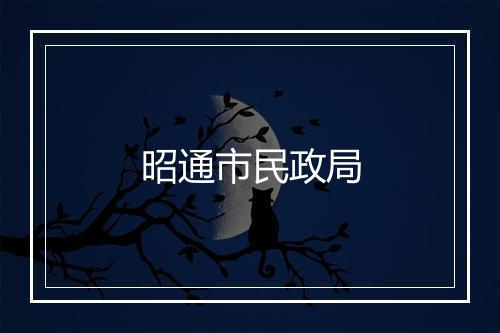 昭通市民政局