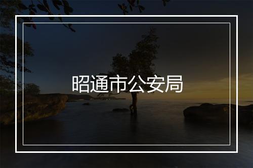 昭通市公安局