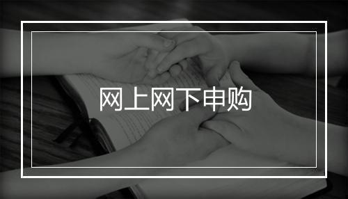 网上网下申购