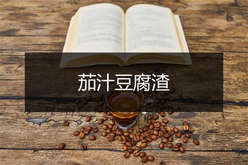 茄汁豆腐渣