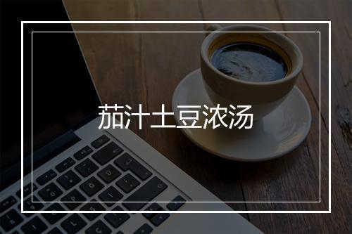 茄汁土豆浓汤