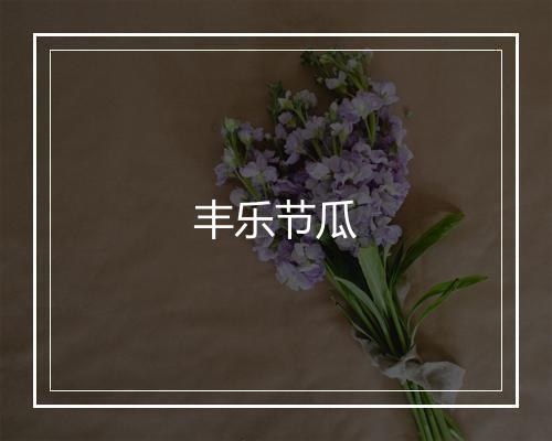 丰乐节瓜