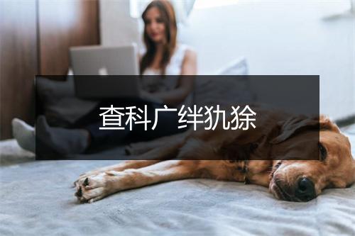 查科广绊犰狳