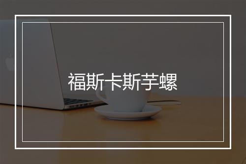 福斯卡斯芋螺