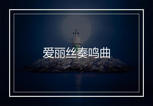 爱丽丝奏鸣曲