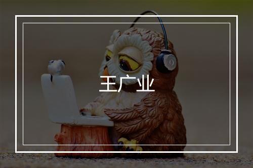 王广业