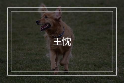 王忱