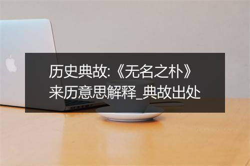 历史典故:《无名之朴》来历意思解释_典故出处