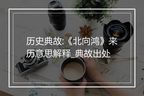 历史典故:《北向鸿》来历意思解释_典故出处