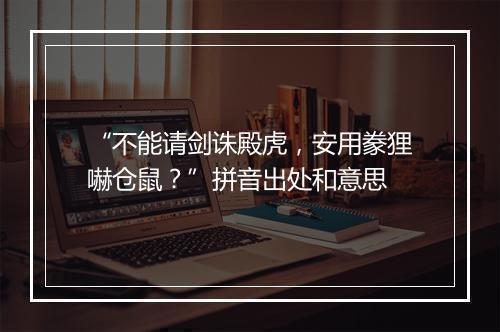 “不能请剑诛殿虎，安用豢狸嚇仓鼠？”拼音出处和意思