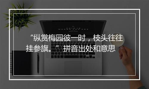 “纵赏梅园彼一时，枝头往往挂参旗。”拼音出处和意思