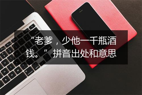 “老爹，少他一千瓶酒钱。”拼音出处和意思