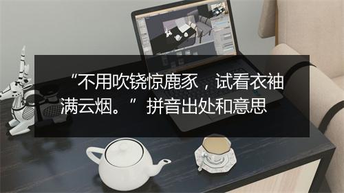 “不用吹铙惊鹿豕，试看衣袖满云烟。”拼音出处和意思