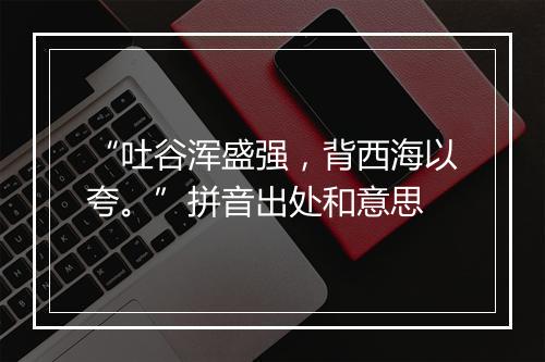 “吐谷浑盛强，背西海以夸。”拼音出处和意思