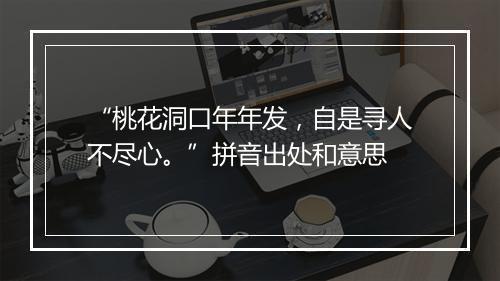 “桃花洞口年年发，自是寻人不尽心。”拼音出处和意思