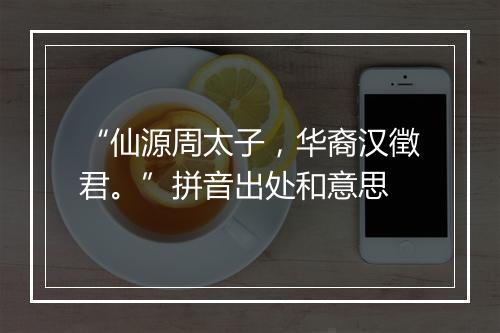 “仙源周太子，华裔汉徵君。”拼音出处和意思