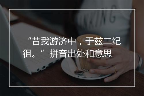 “昔我游济中，于兹二纪徂。”拼音出处和意思