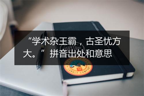 “学术杂王霸，古圣忧方大。”拼音出处和意思