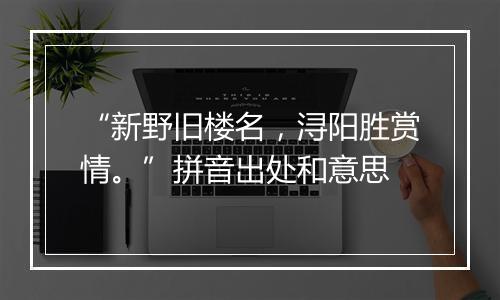 “新野旧楼名，浔阳胜赏情。”拼音出处和意思