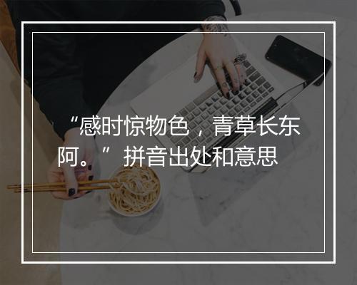 “感时惊物色，青草长东阿。”拼音出处和意思