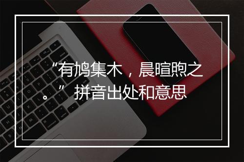 “有鸠集木，晨暄煦之。”拼音出处和意思