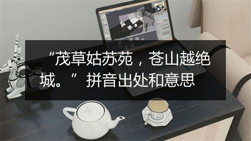 “茂草姑苏苑，苍山越绝城。”拼音出处和意思