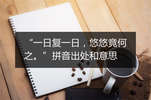 “一日复一日，悠悠竟何之。”拼音出处和意思