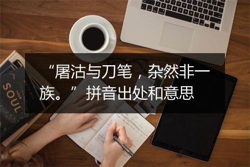 “屠沽与刀笔，杂然非一族。”拼音出处和意思