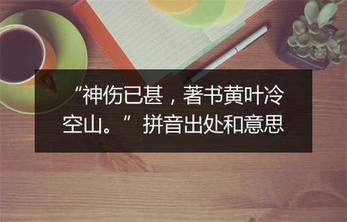 “神伤已甚，著书黄叶冷空山。”拼音出处和意思