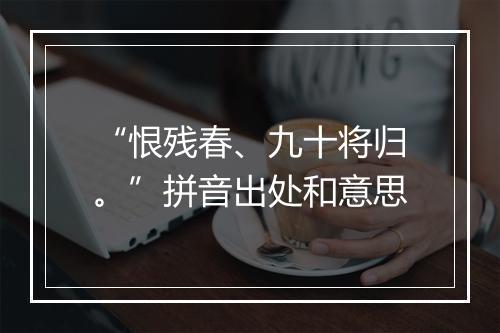 “恨残春、九十将归。”拼音出处和意思