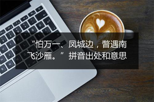 “怕万一、凤城边，瞥遇南飞沙雁。”拼音出处和意思