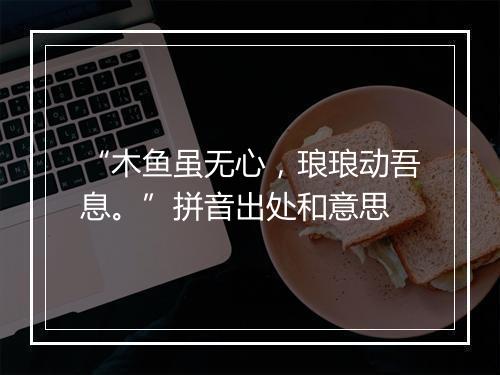 “木鱼虽无心，琅琅动吾息。”拼音出处和意思