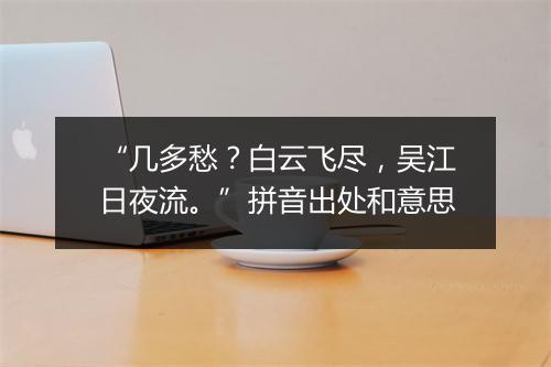 “几多愁？白云飞尽，吴江日夜流。”拼音出处和意思